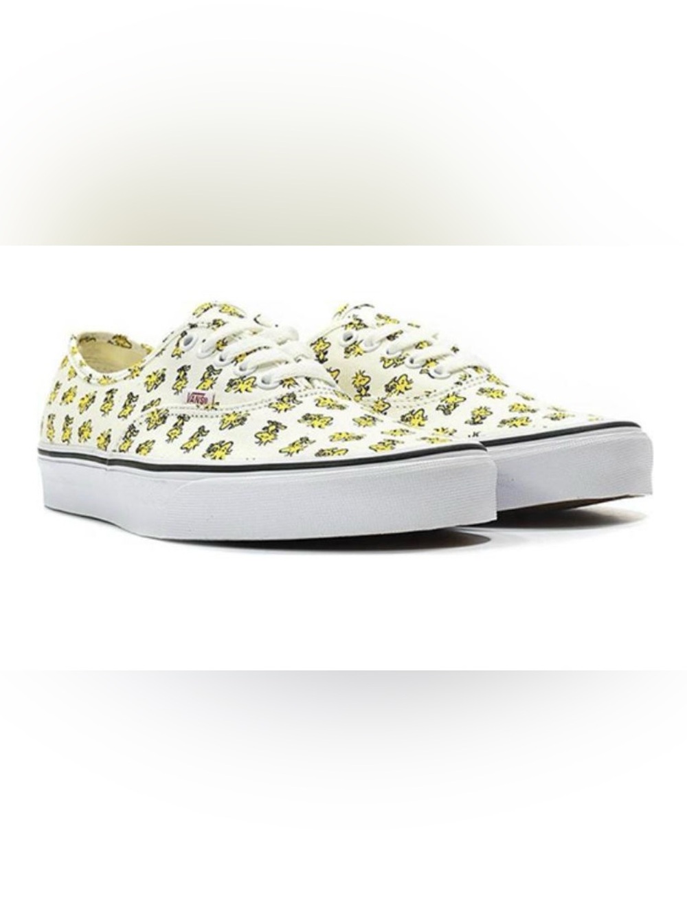 Vans x Peanuts 2017 Woodstock Authentic White Yellow Sneakers Women’s 8 Men’s 6 - Picture 3 of 14